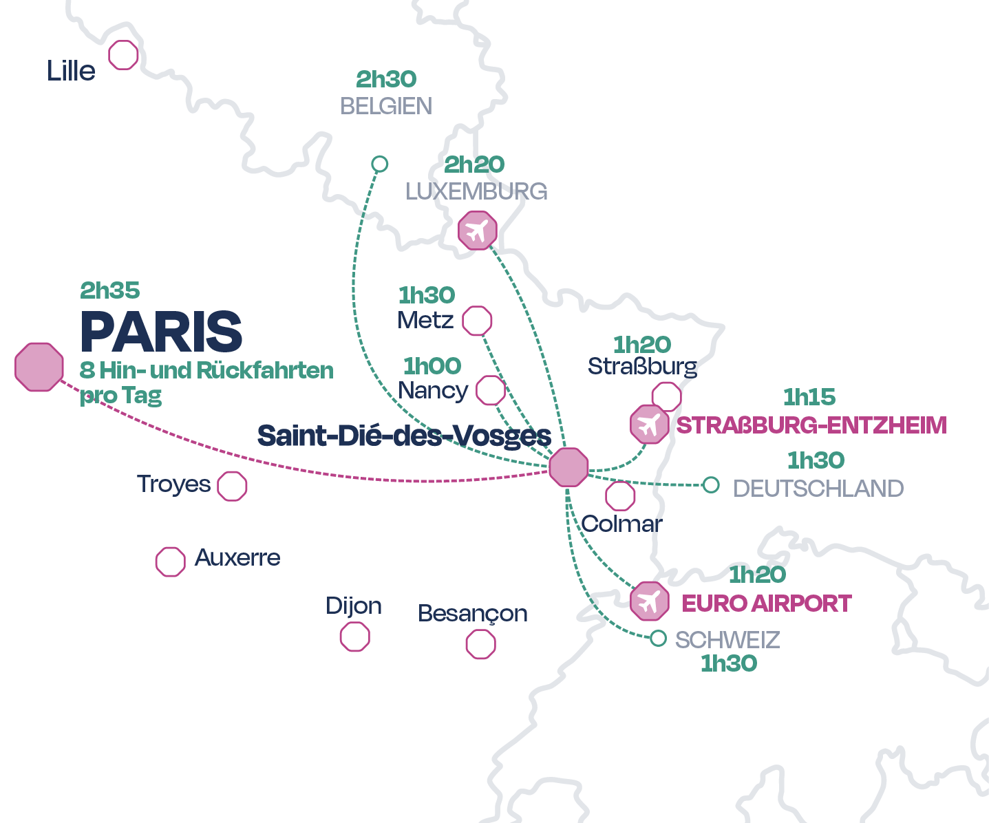 Geografische Lage des Campus Cambium
